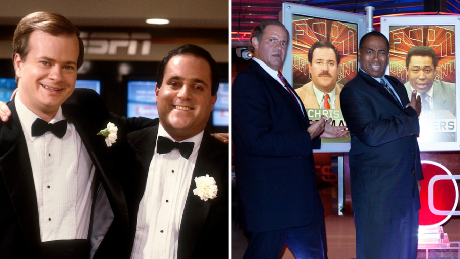 Ahead of Tuesday's Stanley Cup Final opening game, Chris Berman remembers two of ESPN's very finest, both of whom left their indelible stamp on all of ESPN's NHL coverage.