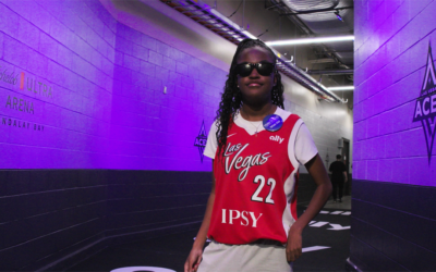 Khloe’s walk at Las Vegas Aces
