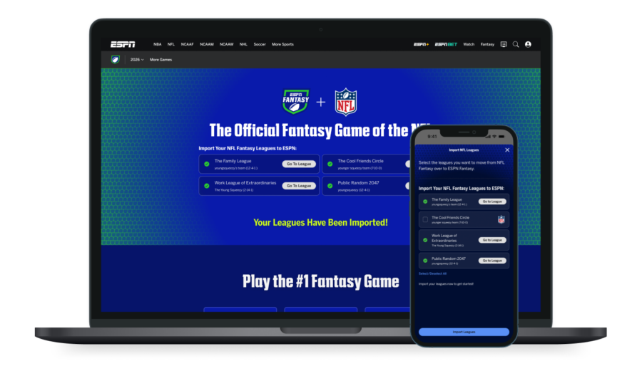 As the official Fantasy game of the NFL, ESPN Fantasy is welcoming NFL Fantasy Football players to a new home for the 2026 season! To help you get started, we've answered the most common questions about moving your league to ESPN Fantasy.